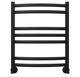 Водяной полотенцесушитель Aquatek Лугано AQ DOC0760BL П7 50x60см чёрный муар