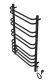 Электрический полотенцесушитель Aquatek Пандора AQ EL RPC1090BL П10 50x90см чёрный муар