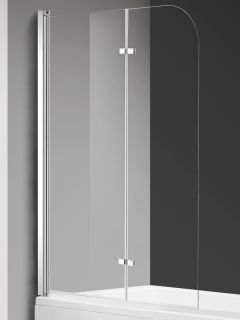 Шторка на ванну AQUAme AQM2852B 120см хром