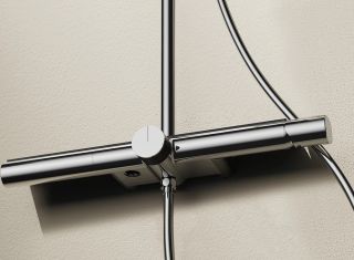 Душевая стойка AQUAme AQM8010B чёрный