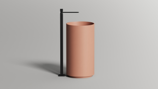 Напольная раковина Salini Armonia 01 S-Sense 130111GRF 45см RAL полностью