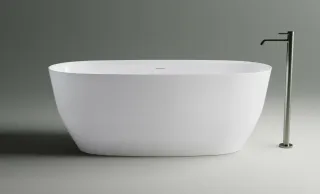 Ванна из искусственного камня Astra-Form Атрия 01010044 170x75 см с интегрированным переливом белый глянец