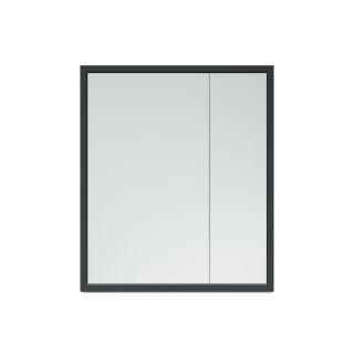 Зеркало-шкаф Corozo Айрон 60см белый/чёрный SD-00000392