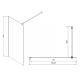 Душевая перегородка Azario CHICAGO AZ-NAR6310 800 Black Walk-in 800x1950
