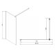 Душевая перегородка Azario CHICAGO AZ-NAR6310 900 Black 900x1950