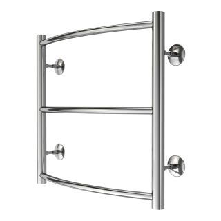 Полотенцесушитель водяной AZARIO VERONA AZ04155 500/500 3 секции, нижнее/диагональное подключение, 1/2, хром