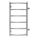 Полотенцесушитель водяной AZARIO VERONA AZ04548 400/800 6 секций, боковое подключение, 1, хром