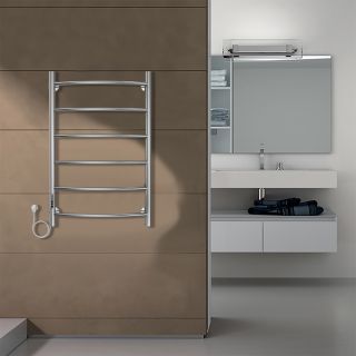 Полотенцесушитель электрический AZARIO VERONA AZ04758 500/800 6 секций, диммер слева, хром