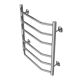 Полотенцесушитель водяной AZARIO RAVENNA AZ07156 500/600 6 секций, нижнее/диагональное подключение, 1/2, хром