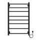 Полотенцесушитель электрический AZARIO PARMA AZ10858B 500/800 8 секций, тен справа, черный