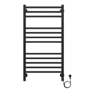 Полотенцесушитель электрический AZARIO ANCONA AZ71850B 500/1000 квадрат, 12 секций, диммер справа, черный