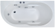 Гидромассажная ванна Royal Bath Azur Standart 150x80см правая белый RB614201ST-R