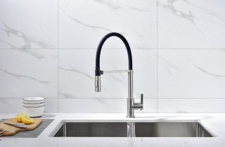 Смеситель для кухни Paulmark Halt Ha214021-Ni никель