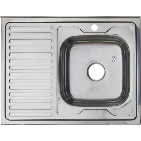 Мойка 8060 R Melana 0,6/160 правая хром с сифоном (016 t R *10)