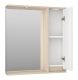 Зеркальный шкаф с подсветкой Brevita Balaton BAL-04075-03-01П правый 75см белый/бежевый