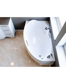 Ванна из искусственного камня Фэма Стиль Аделина R 160x90 см