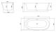 Акриловая ванна BelBagno угловая, левосторонняя, белая BB410-1700-780-L