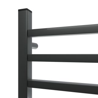 Полотенцесушитель электрический Point Вега PN71856GB П7 500x600, диммер справа графит блеск