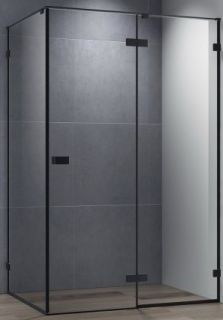 Душевой уголок Cezares Bellagio 120x80см чёрный BELLAGIO-AH-1-120/80-C-NERO