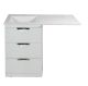 Напольная тумба под раковину Misty Куба под стиральную машину 60см белый