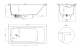 Ванна из искусственного камня Salini Orlanda Kit S-Sense 102112GRF 180x80см RAL полностью