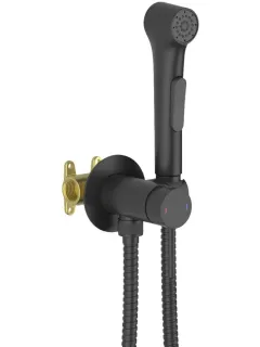 Гигиенический душ со смесителем Aquatek Европа AQ1020MB черный