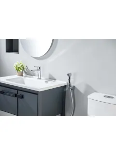 Смеситель для раковины с гигиеническим душем Aquatek Лугано AQ1712CR хром