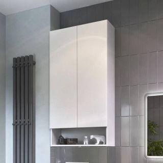 Шкаф подвесной Vigo Wing 195 поставляется в разобранном виде белый