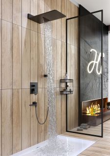 Душевая система Timo Briana SX-7119/03SM чёрный