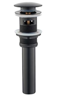 Донный клапан Rose RS12H чёрный