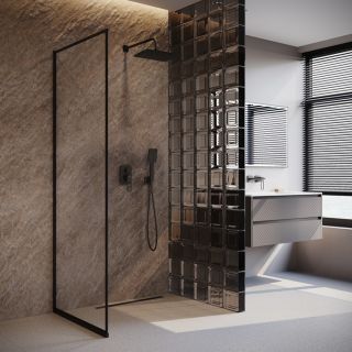 Душевой комплект IDDIS Slide SLIBL02i67 чёрный матовый