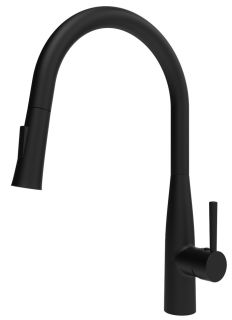 Смеситель для кухни Raiber Graceful RPB-011 чёрный матовый