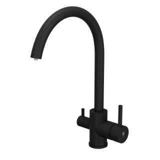 Смеситель для кухонной мойки с фильтром RUSH (SUS9035-37Black)