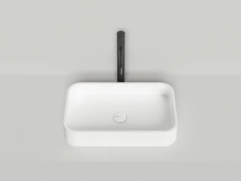 Накладная раковина Salini Callista 01 S-Stone 1101204SMRF 55см RAL полностью