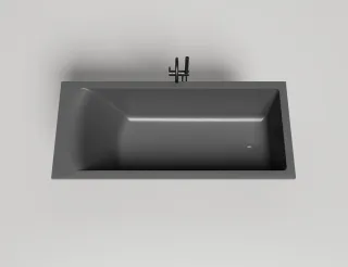 Ванна из искусственного камня Salini Cascata S-Sense 104213GRF 180x80см RAL полностью