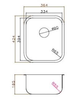 Кухонная мойка Grandex Aqua Select 36 S 200330 сатин