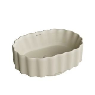 Раковина накладная Kerama Marazzi ArtBasin Conchiglia CC.wb.50\SAN песочный