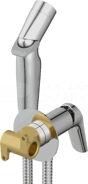 Смеситель с гигиеническим душем Cersanit FLAVIS встраиваемый, однорычажный 64104