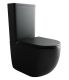 Напольный унитаз Ceramica Nova Metropol CN4001MB безободковый чёрный матовый