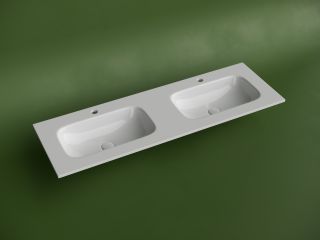 Раковина Ceramicanova Grace CN7022 с двумя чашами 140 см белый