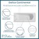 Ванна чугунная Delice Continental DLR230613-AS 170x70 с антискользящим покрытием