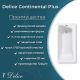 Ванна чугунная Delice Continental PLUS DLR230633-AS с антискользящим покрытием 150х70 см