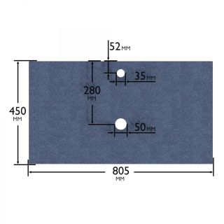 Столешница Санта 900153 80 см мокрый асфальт