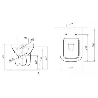 Унитаз Cezares Vale CZR-430