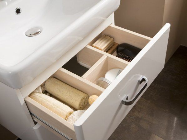 Тумба под раковину Акватон Америна 80см белый 1A137701AM010