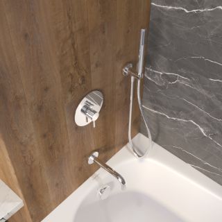 Система для ванны скрытого монтажа WHITECROSS Y YSET06CR хром