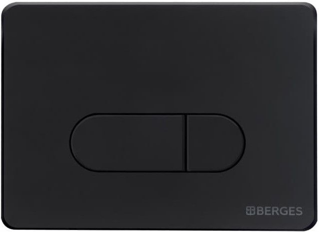 Инсталляция для унитаза Berges Novum D5 с кнопкой soft touch чёрный 040235