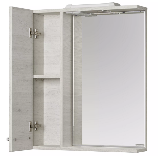 Зеркальный шкаф Акватон Ронда 60см дуб сомерсет 1A205102RSC2L