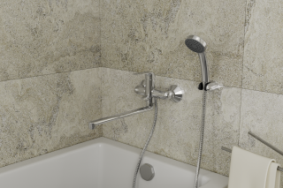 Смеситель для ванны с длинным поворотным изливом RUSH Fiji (FI1835-51)