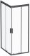 Душевой уголок Am.Pm Gem 100x80см чёрный матовый W90G-404-100280-BT